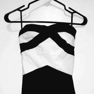 Black & White Spaghetti Strap Dress, NWT, Women's Size Small